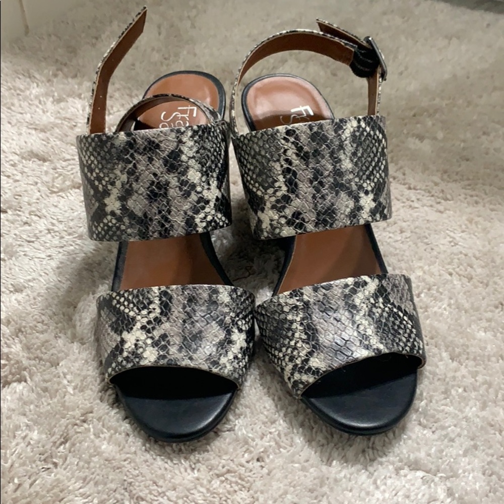 Snakeskin heels